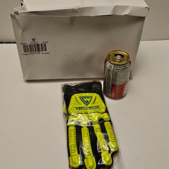 6 pairs of new Westchester RigCat 5 Gloves size L — synthetic leather palm - Picture 3 of 11